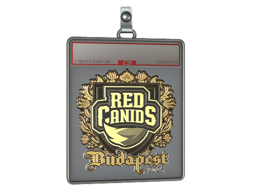Item Sticker Slab | RED Canids (Gold) | Budapest 2025