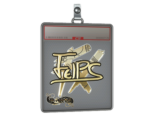 Item Sticker Slab | felps (Gold) | Paris 2023