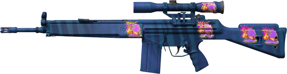 Item G3SG1 | Azure Zebra