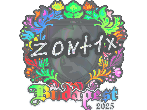 Item Sticker | zont1x (Holo) | Budapest 2025