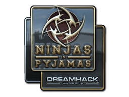 Item Sticker | Ninjas in Pyjamas (Foil) | DreamHack 2014