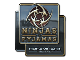 Cosmetic Sticker | Ninjas in Pyjamas (Foil) | DreamHack 2014 of Craft