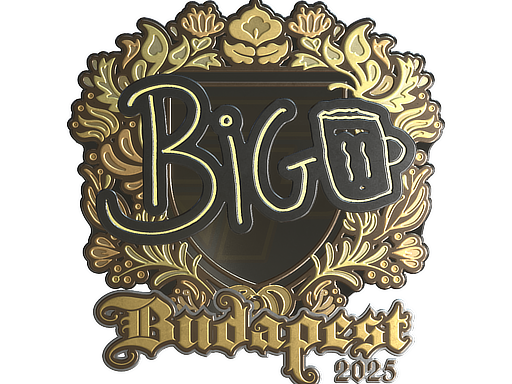 Item Sticker | biguzera (Gold) | Budapest 2025