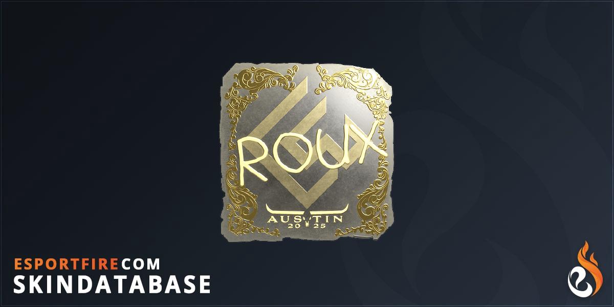 Sticker | ROUX (Gold) | Austin 2025 - EsportFire.com