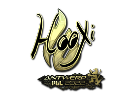 Item Sticker | HooXi (Gold) | Antwerp 2022