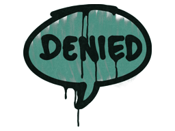 Item Graffiti | Denied (Frog Green)