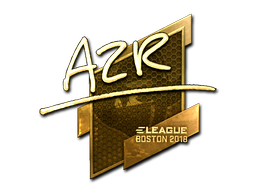Item Sticker | AZR (Gold) | Boston 2018