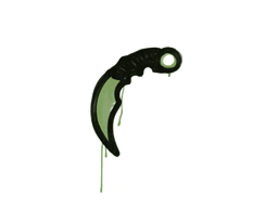 Item Graffiti | Karambit (Battle Green)