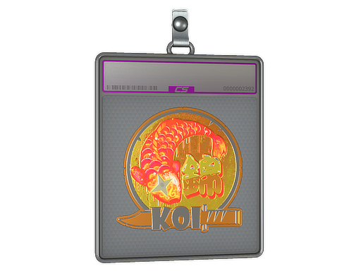 Item Sticker Slab | Fancy Koi (Foil)