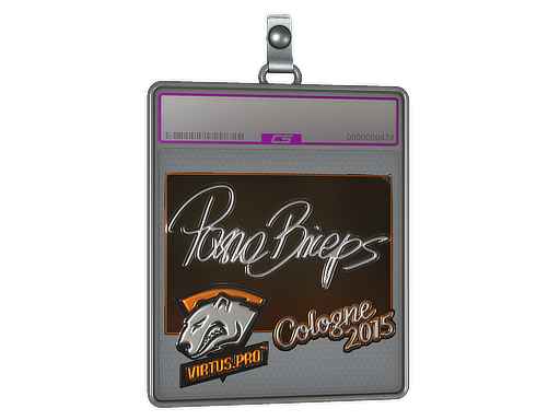 Item Sticker Slab | pashaBiceps (Foil) | Cologne 2015