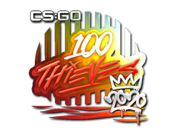 Item Sticker | 100 Thieves (Foil) | 2020 RMR