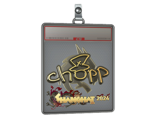 Item Sticker Slab | chopper (Gold) | Shanghai 2024