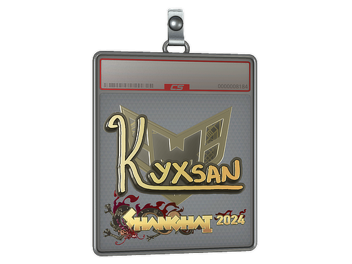 Item Sticker Slab | kyxsan (Gold) | Shanghai 2024
