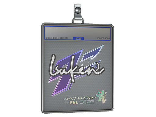 Item Sticker Slab | luken | Antwerp 2022