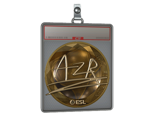 Item Sticker Slab | AZR (Gold) | Katowice 2019