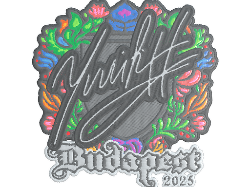 Item Sticker | yuurih (Embroidered) | Budapest 2025