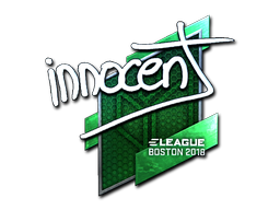 Item Sticker | innocent (Foil) | Boston 2018