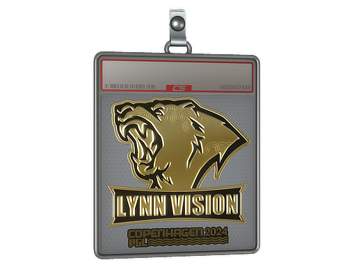 Item Sticker Slab | Lynn Vision (Gold) | Copenhagen 2024