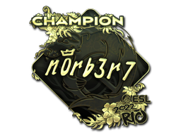 Item Sticker | n0rb3r7 (Gold, Champion) | Rio 2022