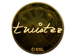 Item Sticker | Twistzz (Gold) | Katowice 2019