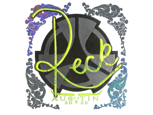 Item Sticker | reck (Holo) | Austin 2025