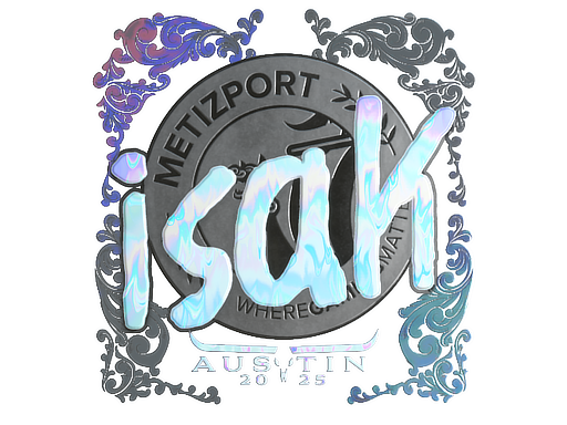 Item Sticker | isak (Holo) | Austin 2025