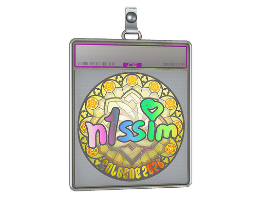 Item Sticker Slab | n1ssim (Holo) | Cologne 2026
