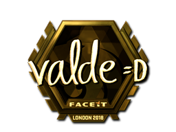 Item Sticker | v4lde (Gold) | London 2018
