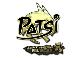 Item Sticker | Patsi (Gold) | Antwerp 2022