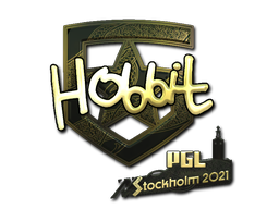 Item Sticker | HObbit (Gold) | Stockholm 2021