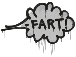 Item Sealed Graffiti | Fart (Shark White)