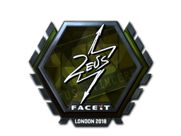Item Sticker | Zeus (Foil) | London 2018