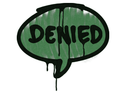 Item Sealed Graffiti | Denied (Jungle Green)