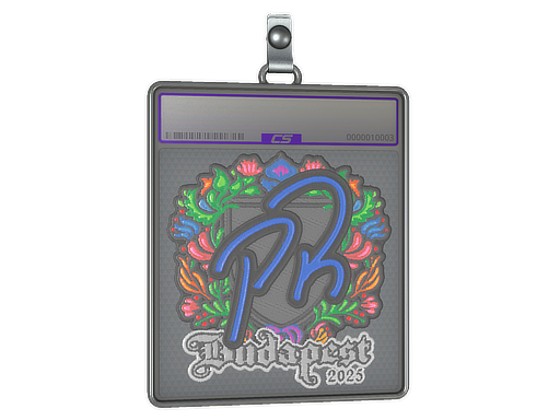 Item Sticker Slab | PR (Embroidered) | Budapest 2025