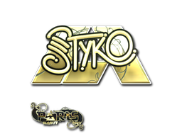 Item Sticker | STYKO (Gold) | Paris 2023