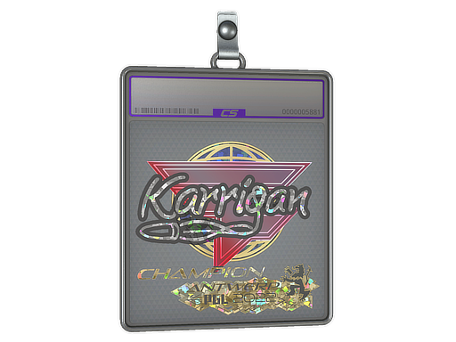 Item Sticker Slab | karrigan (Glitter, Champion) | Antwerp 2022