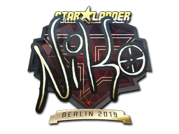 Item Sticker | NiKo (Gold) | Berlin 2019