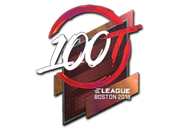 Item Sticker | 100 Thieves (Holo) | Boston 2018