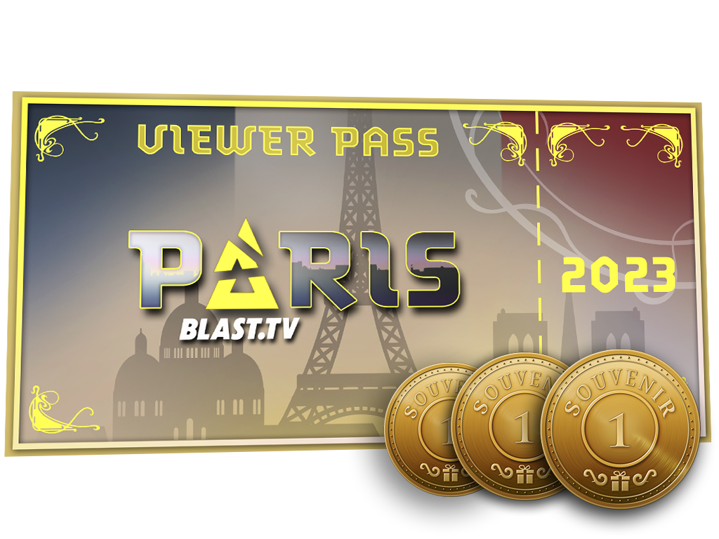 Item Paris 2023 Viewer Pass   3 Souvenir Tokens