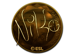 Item Sticker | NiKo (Gold) | Katowice 2019