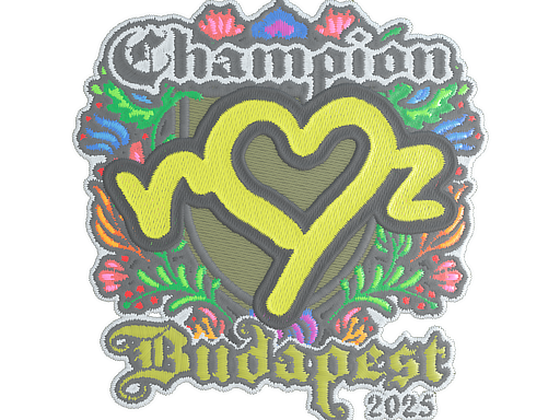 Item Sticker | ropz (Embroidered, Champion) | Budapest 2025