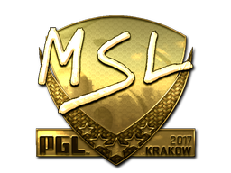 Item Sticker | MSL (Gold) | Krakow 2017