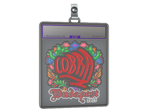 Item Sticker Slab | cobra (Embroidered) | Budapest 2025