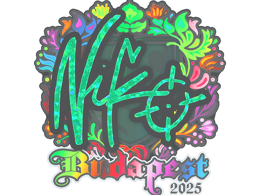 Item Sticker | NiKo (Holo) | Budapest 2025
