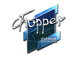 Item Sticker | chopper (Foil) | Boston 2018