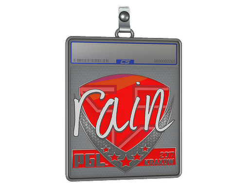 Item Sticker Slab | rain | Krakow 2017
