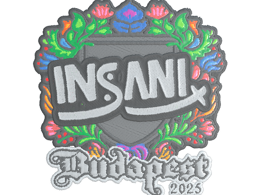 Item Sticker | insani (Embroidered) | Budapest 2025