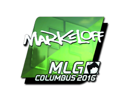 Item Sticker | markeloff (Foil) | MLG Columbus 2016