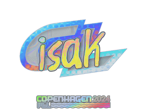 Item Sticker | isak (Holo) | Copenhagen 2024