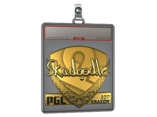 Item Sticker Slab | Skadoodle (Gold) | Krakow 2017
